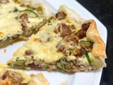 Tarte à la courgette et à la viande hachée