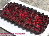 Tarte brownie aux framboises & au gros sel