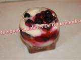 Tiramisu aux fruits rouges