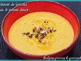 Velouté de brocolis chou et patate douce