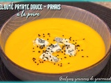 Velouté patate douce panais à la poire