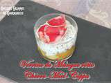 Verrine de Mangue rôtie au Chèvre-Miel-Coppa