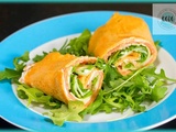 Wraps de lentilles corail