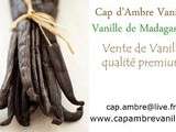 Partenariat de Mai : cap d'ambre vanille