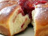 Brioche fraise/framboise - Qui Dort Dine