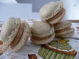 Macarons chocolat blanc & praliné - Qui Dort Dine