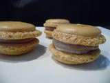 Macarons chocolat/caramel & banane - Qui Dort Dine