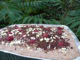 Tiramisu vanille/chocolat & framboises - Qui Dort Dine