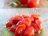 Tomates cerises confites - Qui Dort Dine