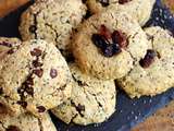 Cookies aux graines de chia- sans gluten, vegan