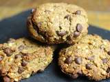 Cookies tout croquants aux graines de lin et au kasha (végans)