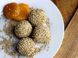 Energy balls fruités (Cajou, abricots secs et sésame)