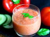 Gaspacho extra-frais au basilic