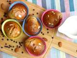 Muffins à la purée d’amande blanche et au chocolat noir