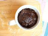 Mugcake tout choco en 1 minute 15