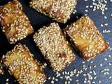 Nuggets de tofu panées au sésame