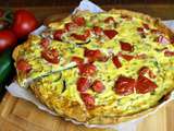 Quiche aux légumes d’été et au thon