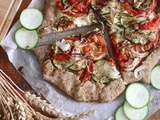 Tarte rustique pour pique nique bucolique (tomates,courgettes et moutarde à l’ancienne)