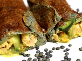 Wraps de lentilles vertes- sans gluten