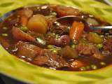 Boeuf aux légumes à la mijoteuse