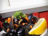 Éventail de moules à la tomate – Recette simple et rapide moules