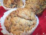 Muffins aux bananes – Sans oeuf sans lait