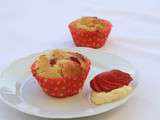 Muffins framboise et cantaloup facile