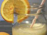 Smoothie à l’orange et pêche