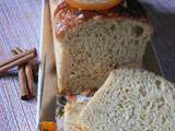 Brioche à la cannelle et à la fleur d’oranger