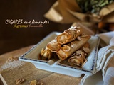 Cigares aux amandes et agrumes à la cannelle