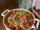 Clafoutis aux Fraises | Rhubarbe et Vanille