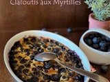 Clafoutis aux myrtilles et à la farine de châtaigne