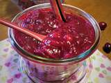 Compote de cranberries au jus d'agrumes