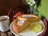 Gâteau à la Cuiller parfumé au Citron Vert [sans lactose]