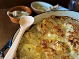 Gratin de chou-fleur, béchamel au sarrasin