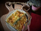 Gratin de pommes de terre aux champignons