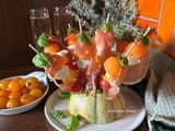 Mini Brochettes Mangue Melon Mozza Tomate | Une belle fraîcheur d’Eté