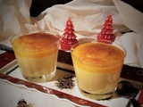 Mousse citron sous coulis de mangue