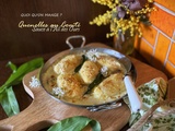 Quenelles maison faciles au Comté – Sauce crème ail des ours