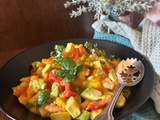 Salade Ceviche Mangue Crevettes