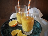 Smoothie mangue, banane et orange