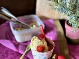 Sorbet à la rhubarbe du jardin