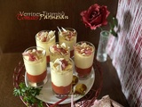 Verrines tiramisù tomates – parmesan & coppa