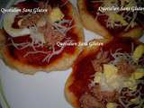 Mini pizzas sans gluten