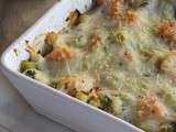 Gratin de chayottes et de crevettes