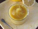 Lemon curd {sans beurre}