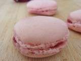 Macarons à la fraise