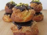 Religieuses chocolat - pistache