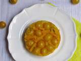 Tarte tatin au poivron jaune et aux tomates cerises jaunes