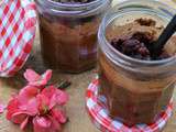 Fondant à la confiture de châtaigne et au chocolat